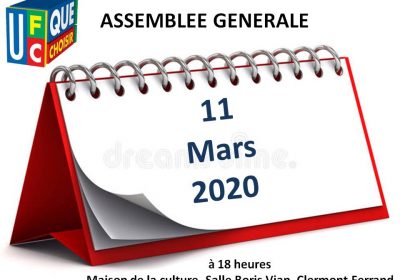 ASSEMBLÉE GÉNÉRALE UFC-QUE-CHOISIR