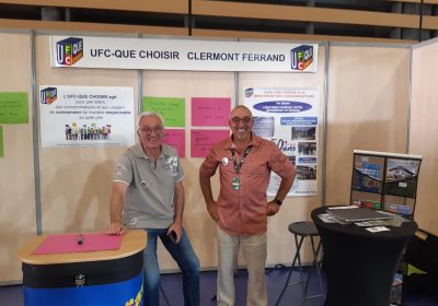 UFC-QUE CHOISIR A LA FOIRE EXPOSITION DE CLERMONT FERRAND