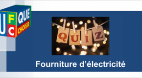 Quiz Fourniture d’électricité